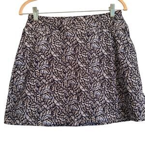 Tommy Bahama‎ Golf Ladies Sz S Navy Tropical Print Skort Activewear Resortwear